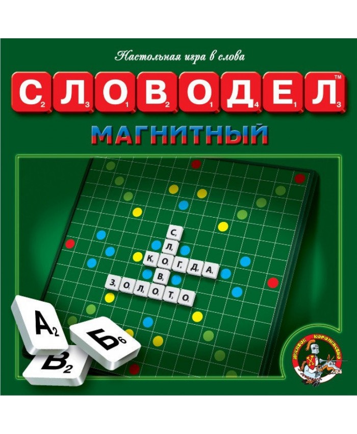 Игра настольная "Словодел Магнитный" 01348