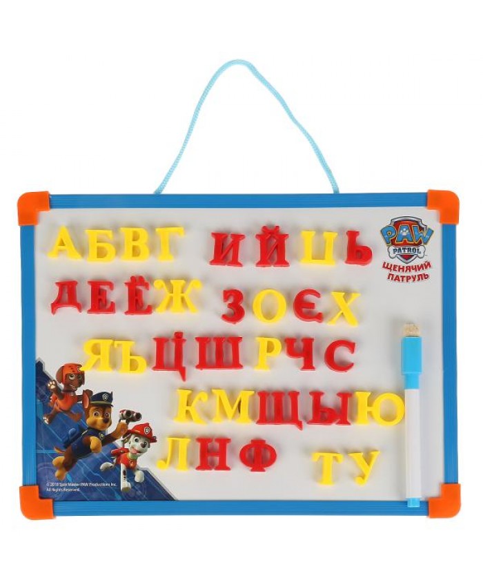 Доска магнитная "Играем вместе" "Щенячий патруль" 30*22см L787-H27560-PP Играем вместе